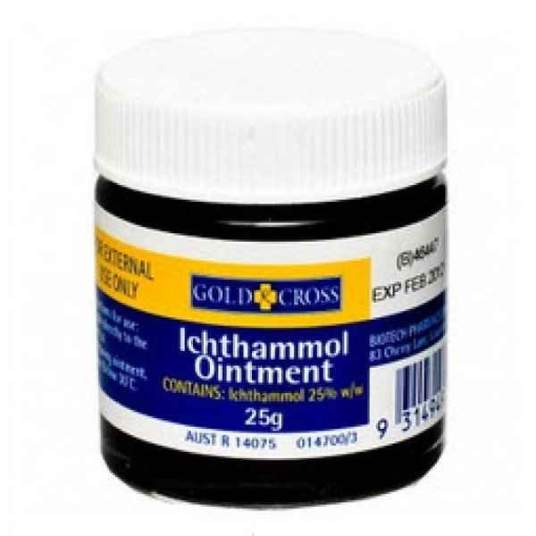 Gold Cross Ichthammol Ointment 25g Superpharmacyplus