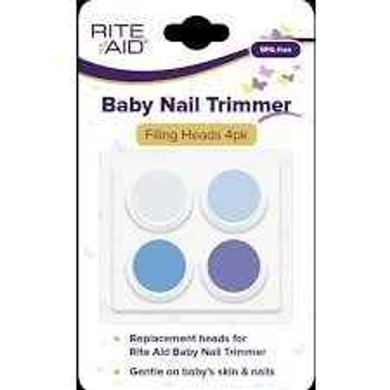 rite aid baby nail trimmer filing heads 4pk riteaid superpharmacyplus 91164.1655782356