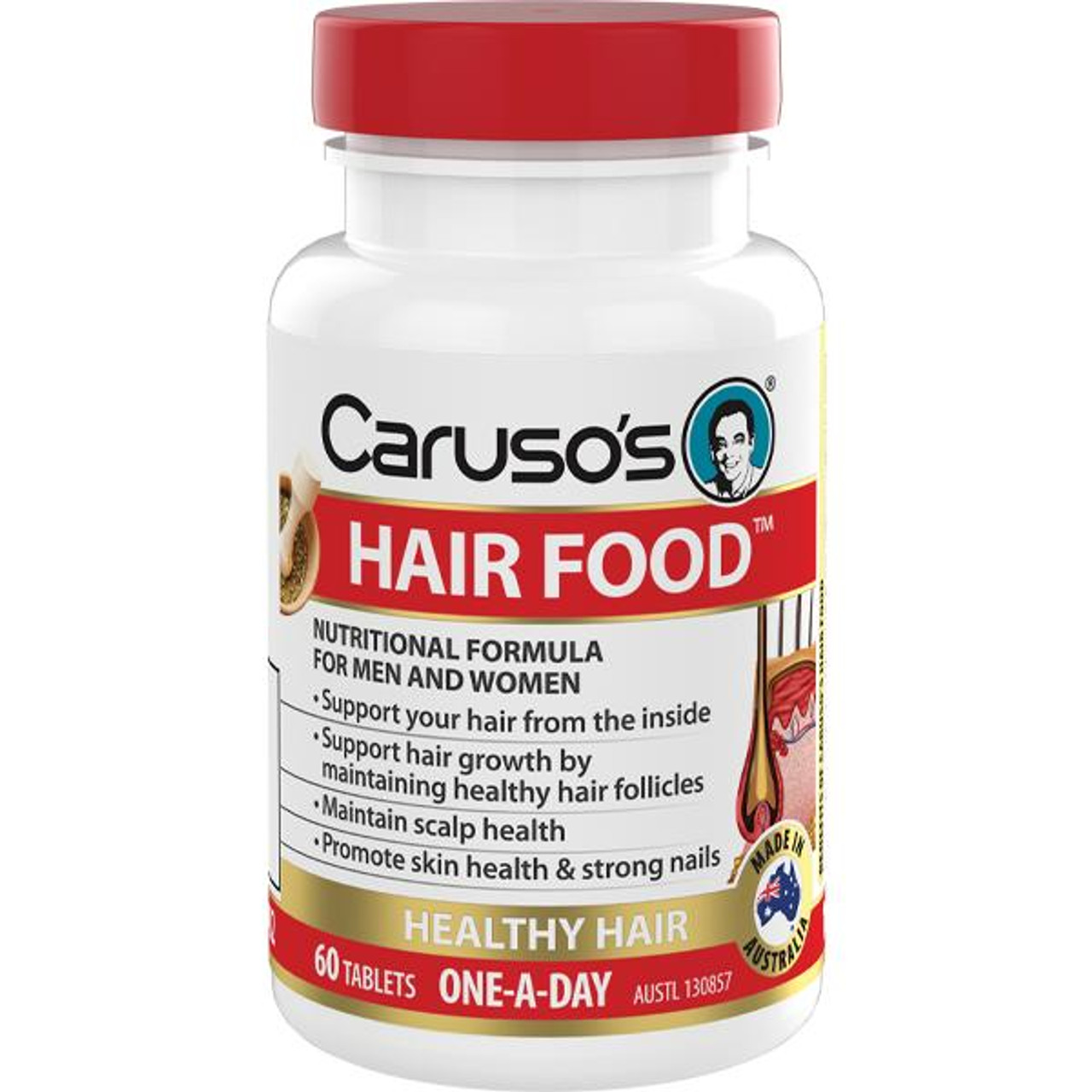 Caruso s Natural Health Hair Food 60 Tablets