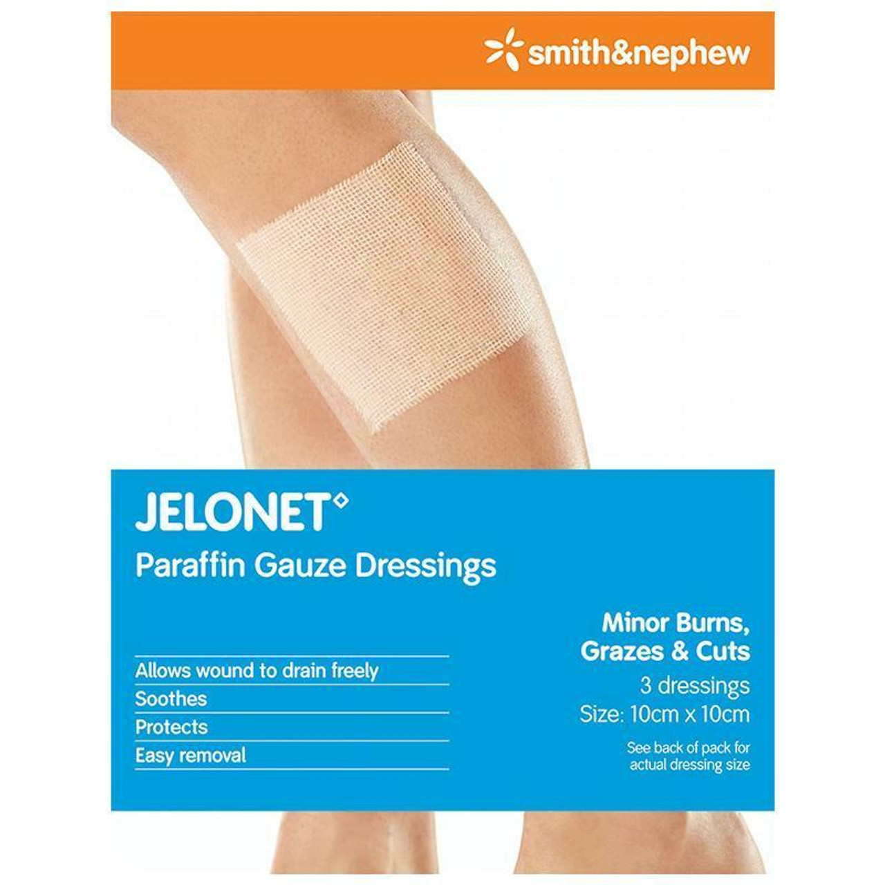 Jelonet gauze dressing 5x5cm - 1pc. - Diabetyk24