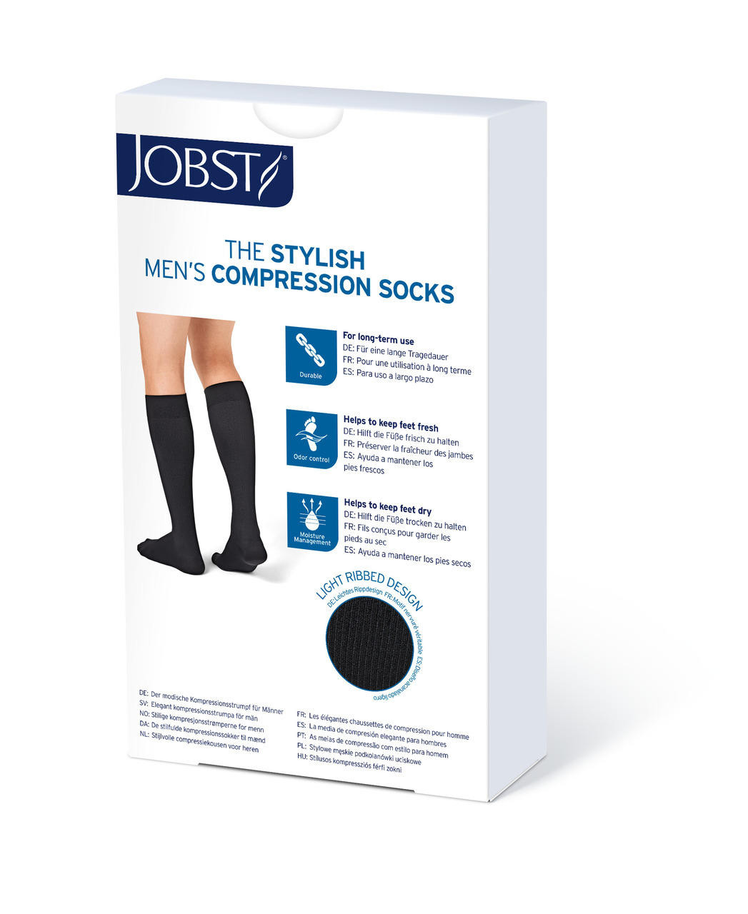 Jobst forMen 15-20mmHg Thigh High compression socks