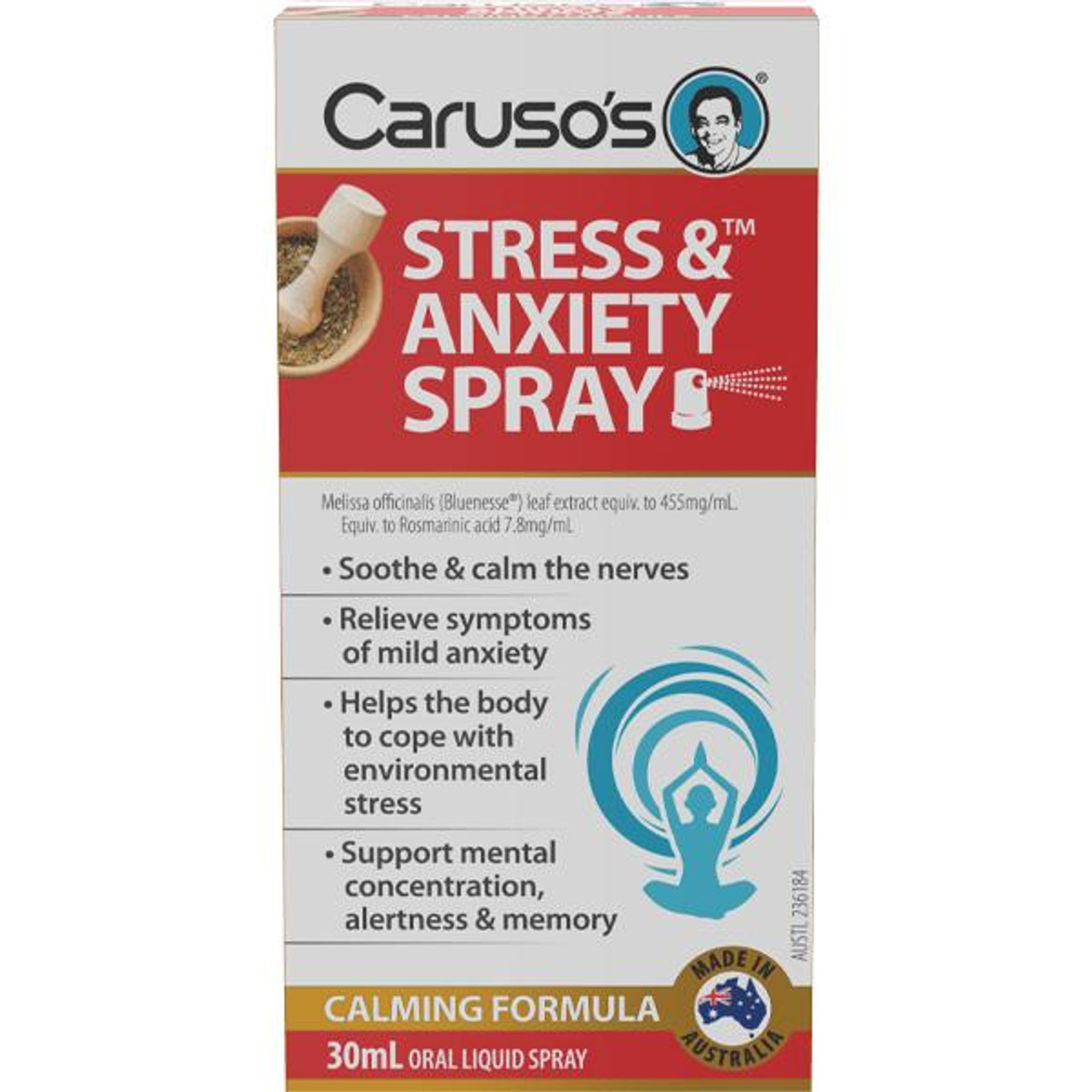 Caruso s Stress Anxiety Spray 30ml