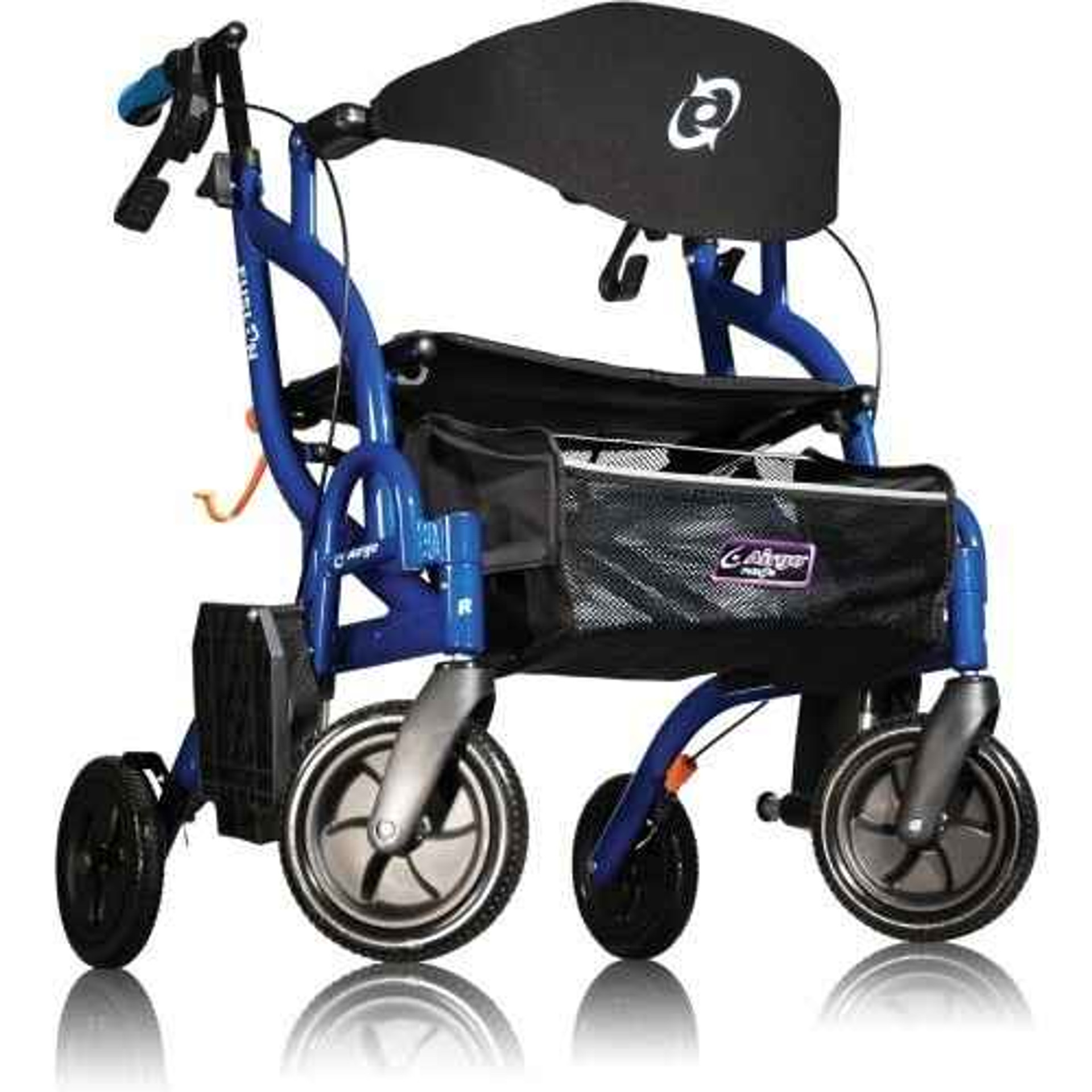 Airgo Fusion 2 in 1 Side Folding Rollator and Transport Wheelchair Airgo Fusion 2 in 1 Side Folding Rollator and Transport Wheelchair