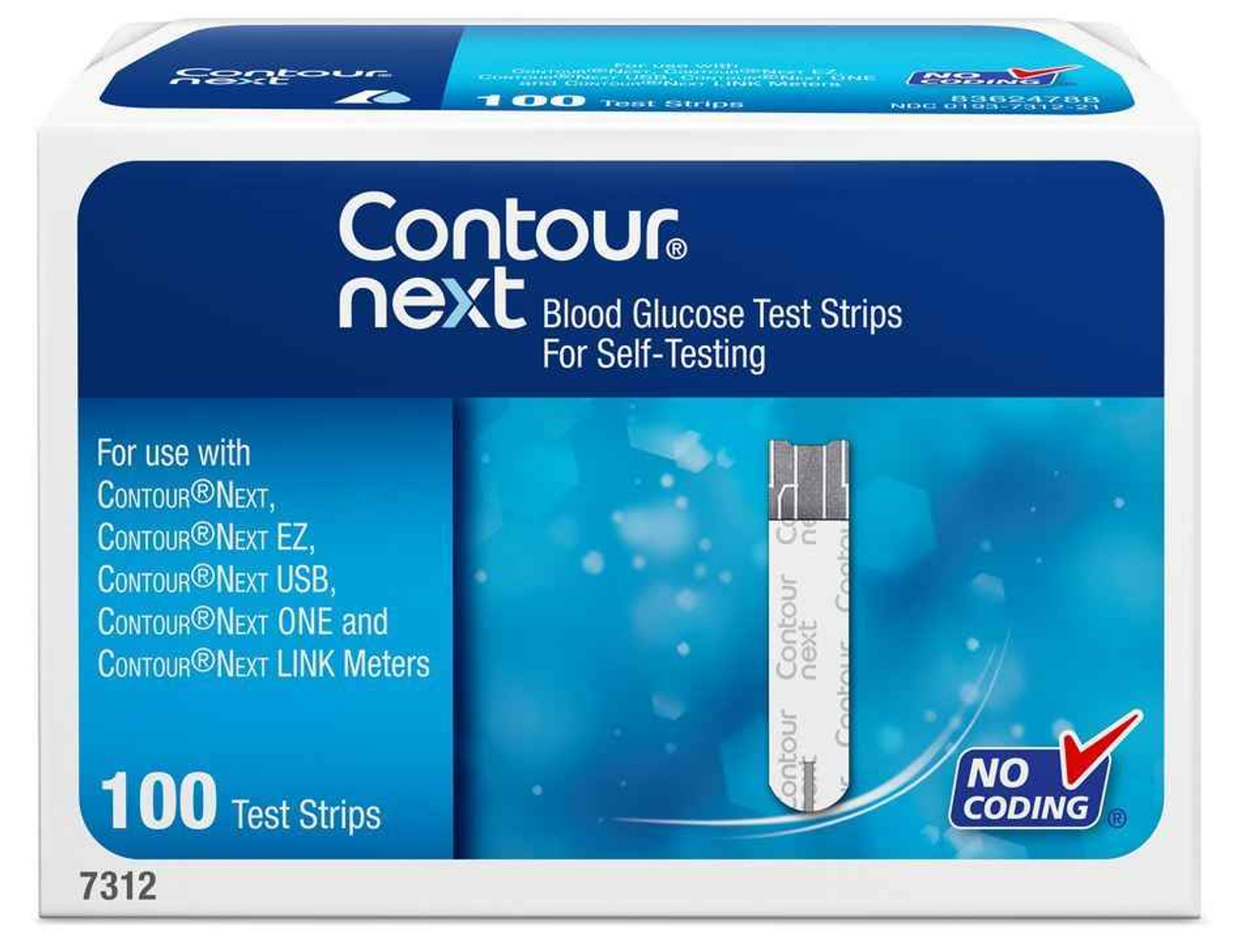 Contour Next Test Strips 100 Contour Next Strips NDSS 195