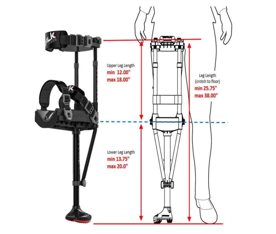 iWalk 2.0 HandsFree Knee Crutch New Crutch Alternative