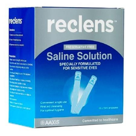 Reclens Normal Saline 15ml 15 Ampoules