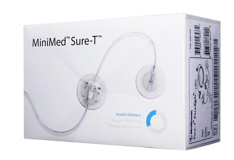 Medtronic MiniMed Sure T Infusion Set 6mm 80cm Box 10