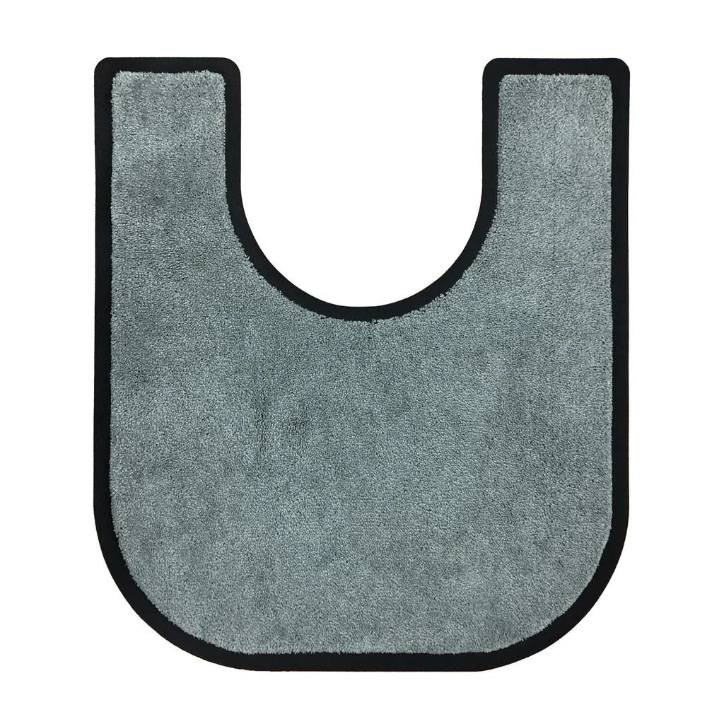 Floor Mat Toilet Surround 74 x 66 cutout Grey