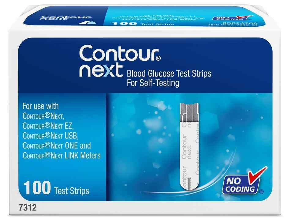 Contour Next Test Strips 100 Contour Next Strips NDSS 195