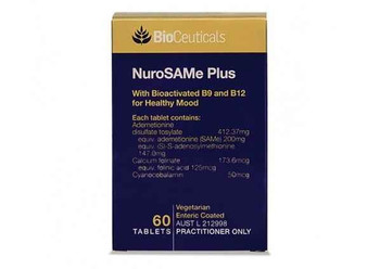 Bioceuticals NuroSAMe Plus 60 Tablets BioCeuticals SuperPharmacyPlus