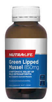 Nutra-Life Green Lipped Mussel 850mg 90 Tablets NUTRALIFE SuperPharmacyPlus