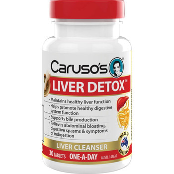 Caruso\'s Liver Detox 30 Tablets  by Carusos available at SuperPharmacy Plus