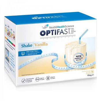 Optifast VLCD Vanilla Shake 18 x 53g Sachets Nestle Health Science SuperPharmacyPlus