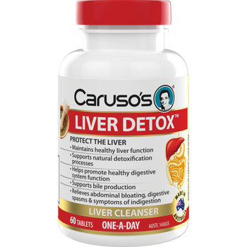 Caruso's Liver Detox 60 Tablets  by Carusos available at SuperPharmacy Plus