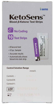 Ketosens Caresens Dual Blood Ketone Test Strip 10 Test Strips CareSens SuperPharmacyPlus