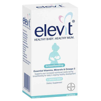 Elevit Breastfeeding Multivitamin Capsules 60 Pack Bayer SuperPharmacyPlus