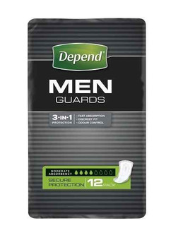 Depend Guards for Men 12 Pack Depends SuperPharmacyPlus