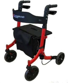 Side Folding X-Frame Outdoor Walker Red Redgum SuperPharmacyPlus