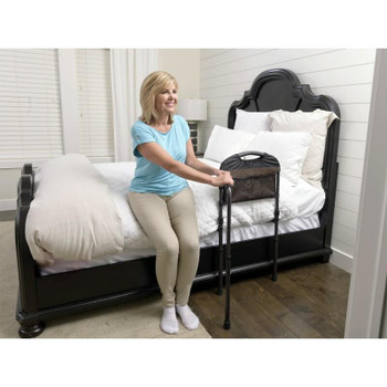 Stander 30-in Black Bed Rail - Prevent Falls, Assist with Transfers,  Collapsible Design in the Bed Rails department at
