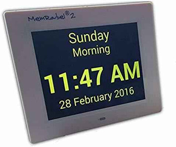 Memrabel 2 V5 Audio Visual Orientation Calendar Alarm Clock TabTimer SuperPharmacyPlus