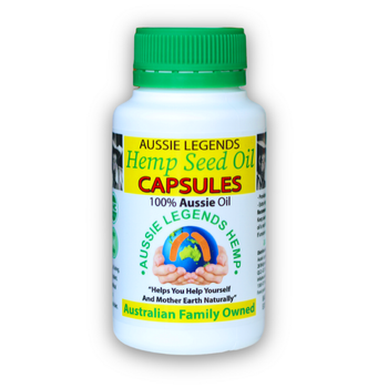 Aussie Legends Hemp Seed Oil 60 Soft Gel Capsules