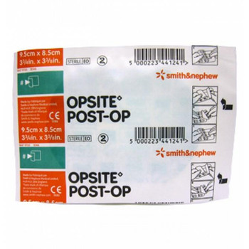 Opsite Post-Op Single Dressing 9.5cm x 8.5cm Smith and Nephew SuperPharmacyPlus