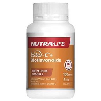 Nutralife Ester C 1000mg Bioflavonoids 100 Tablets NUTRALIFE SuperPharmacyPlus