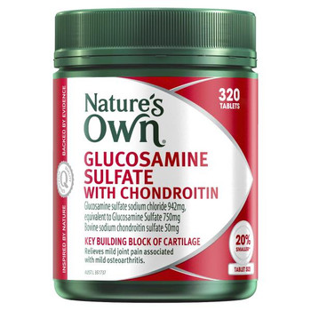 Natures Own Glucosamine Sulfate With Chondroitin 320 Tablets Natures Own SuperPharmacyPlus