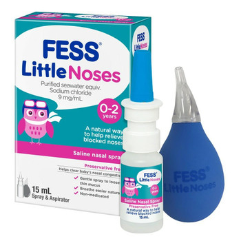 Fess Little Noses Nasal Spray Aspirator 15mL Care Pharmaceuticals SuperPharmacyPlus