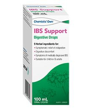 Chemists Own IBS Support Digestive Drops 100mL Arrow Pharma Pty Ltd SuperPharmacyPlus