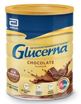 Glucerna Chocolate Shake Powder 850g Abbott SuperPharmacyPlus