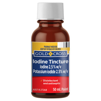 Gold Cross Iodine Tincture 50mL SuperPharmacyPlus