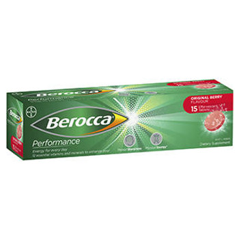 Berocca Energy Vitamin Original Berry 15 Effervescent Tablets SuperPharmacyPlus