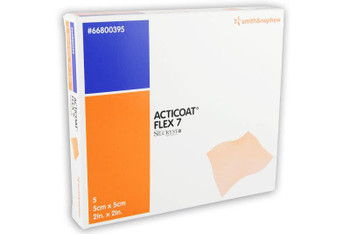 Acticoat Flex 7 or 5cm x 5cm 5 Pack Dressings Smith and Nephew SuperPharmacyPlus