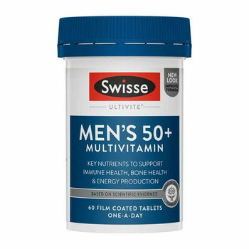 Swisse Mens 50 Ultivite Multivitamin or 60 Tablets SuperPharmacyPlus