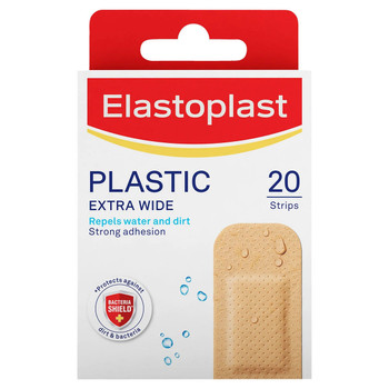 Elastoplast Extra Wide Plaster or 20 Pack SuperPharmacyPlus