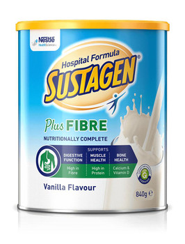 SUSTAGEN Hospital Formula Plus Fibre Vanilla or 840g Sustagen SuperPharmacyPlus