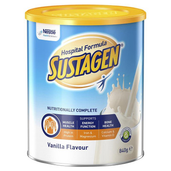 Sustagen Hospital Active Vanilla or 840g SuperPharmacyPlus