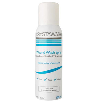 Crystawash Wound Wash Spray or 100mL SuperPharmacyPlus