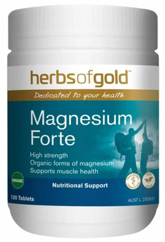 Herbs of Gold Magnesium Forte or 120 Tablets SuperPharmacyPlus