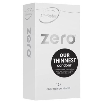 LifeStyles Zero Uber Thin Condoms | 10 Pack  by  available at SuperPharmacy Plus
