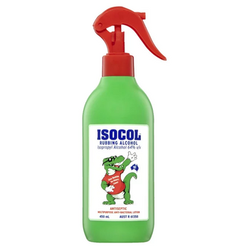 Isocol Rubbing Alcohol Antiseptic Spray Bottle | 450ml  by  available at SuperPharmacy Plus