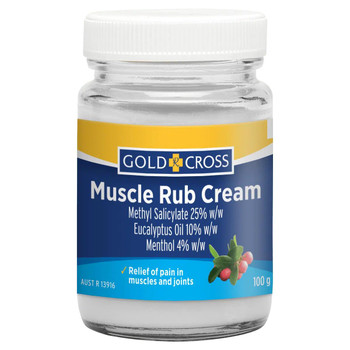 Gold Cross Muscle Rub Cream 100g  by  available at SuperPharmacy Plus