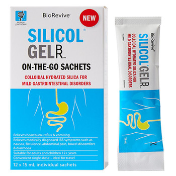 BioRevive SilicolGel - IBS and Heartburn Relief On-The-Go | 12 x 15mL  by  available at SuperPharmacy Plus