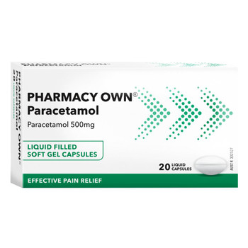 Pharmacy Own Paracetamol 500mg | 20 Pack  by pharamacy own  available at SuperPharmacy Plus