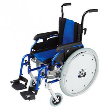 Wheelchair Self Propelled Children's / Paediatric | Blue | 125kg  by MaxMobility available at SuperPharmacy Plus