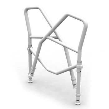 Dual Grab Folding Toilet Surround Frame
