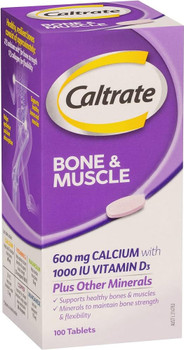 Caltrate Bone & Muscle 100 Tablets  by caltrate available at SuperPharmacy Plus