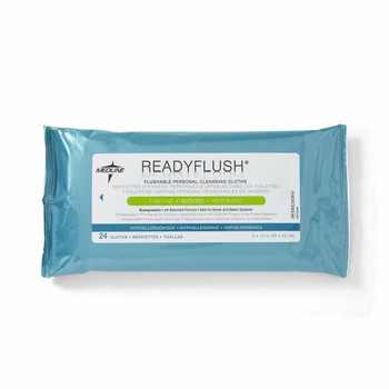 Medline ReadyFlush Wipes | 24 pack  by  available at SuperPharmacy Plus