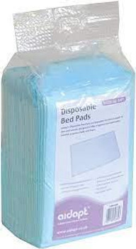 Aidapt Disposable Bluey Bed Pads 60x60cm 25 Pack  by  available at SuperPharmacy Plus